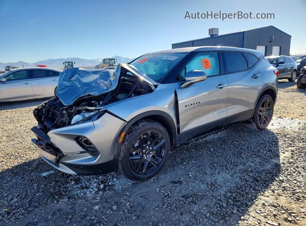 3GNKBHR42RS171675 2024 CHEVROLET BLAZER Серебряный Передняя левая четверть