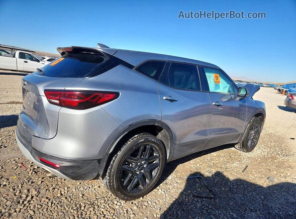 3GNKBHR42RS171675 2024 CHEVROLET BLAZER Серебряный Задняя правая четверть