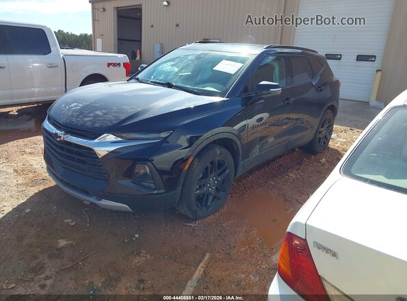3GNKBHR43NS225804 2022 CHEVROLET BLAZER Черный Передняя левая четверть