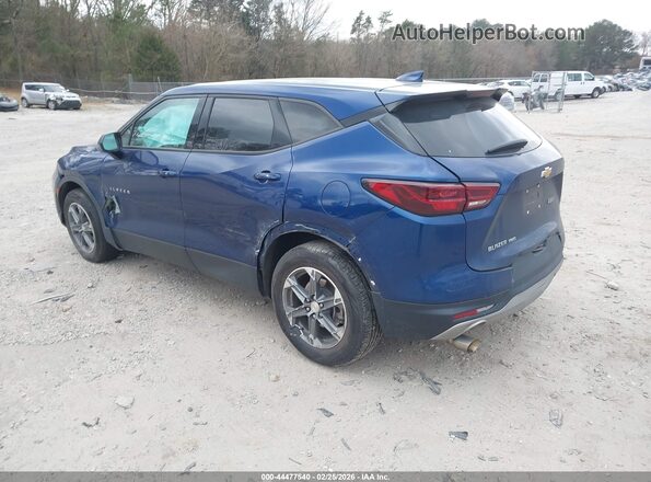 3GNKBHR44PS157306 2023 CHEVROLET BLAZER Синий Задняя левая четверть