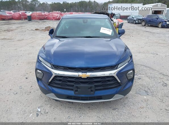 3GNKBHR44PS157306 2023 CHEVROLET BLAZER Синий Вид щитка приборов
