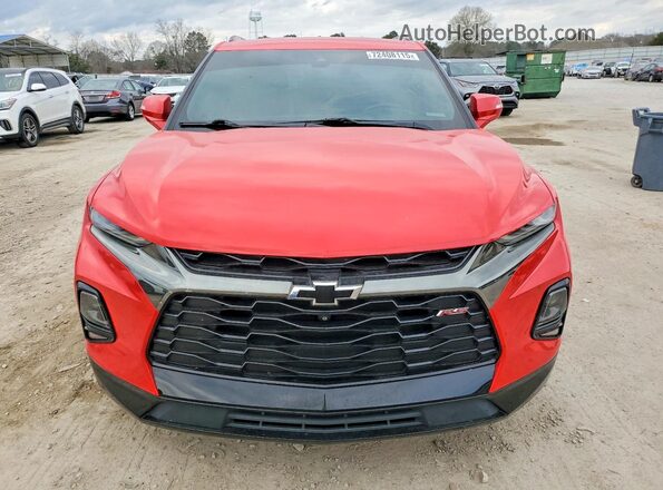 3GNKBJRS1KS690616 2019 CHEVROLET BLAZER Красный Вид спереди
