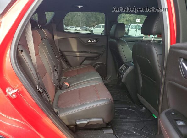 3GNKBJRS1KS690616 2019 CHEVROLET BLAZER Красный Вид задней части салона