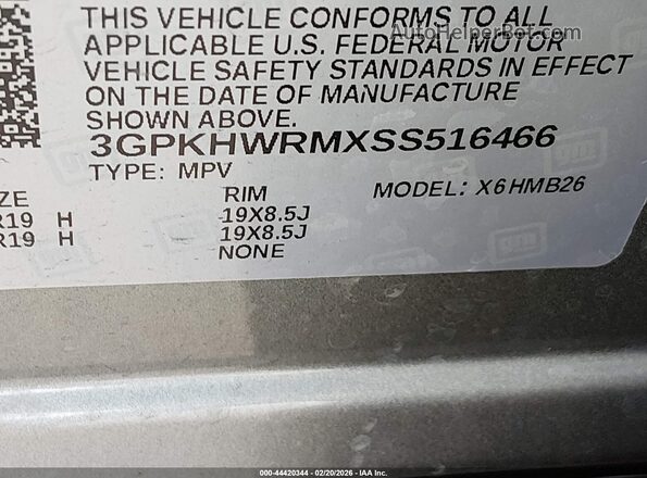3GPKHWRMXSS516466 2025 HONDA PROLOGUE Gray Vista del compartimento del motor