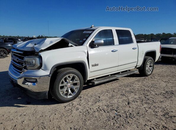 3GTP1NEC4JG593662 2018 GMC SIERRA Белый Передняя левая четверть