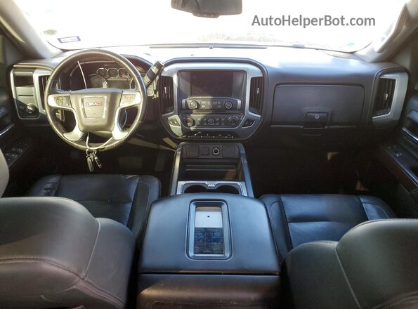 3GTP1NEC4JG593662 2018 GMC SIERRA Белый Вид панели приборов