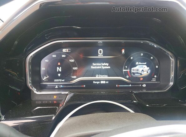 3GTPHDED6RG159012 2024 GMC SIERRA Красный Вид щитка приборов