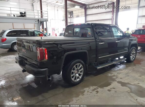3GTU2PEC1HG164761 2017 GMC SIERRA Черный Задняя правая четверть