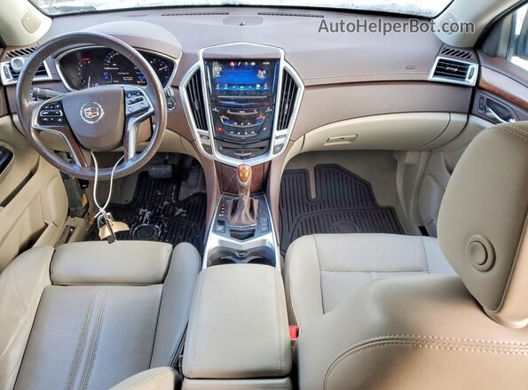 3GYFNEE32GS570834 2016 CADILLAC SRX Blue Առջևի վահանակի տեսք