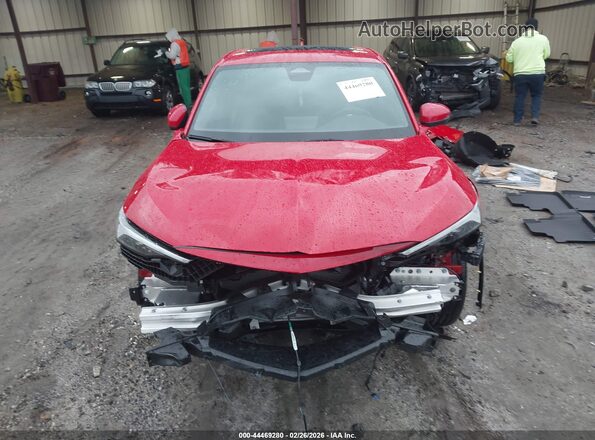 3HDSA1H50SM700532 2025 ACURA ADX Красный Вид щитка приборов