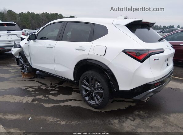 3HDSA2H56SM701397 2025 ACURA ADX White Trasero izquierdo