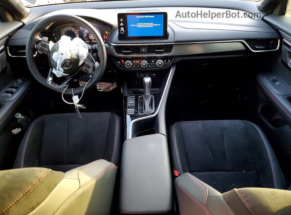 3HDSA2H5XSM707350 2025 ACURA ADX Черный Вид панели приборов
