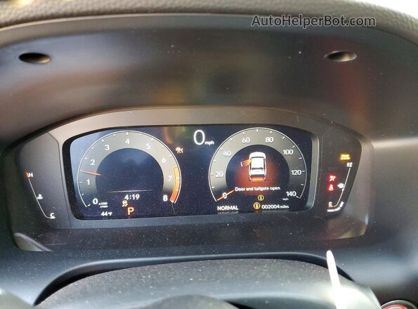 3HDSA2H5XSM707350 2025 ACURA ADX Черный Вид щитка приборов