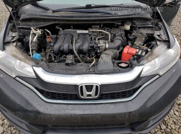 3HGGK5H41KM712807 2019 HONDA FIT Черный Вид задней части салона
