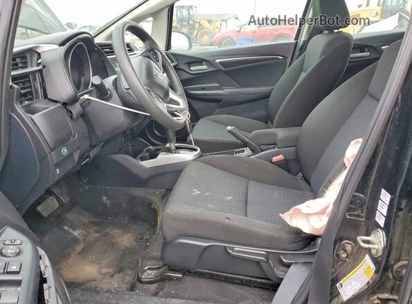 3HGGK5H41KM712807 2019 HONDA FIT Черный Вид салона спереди