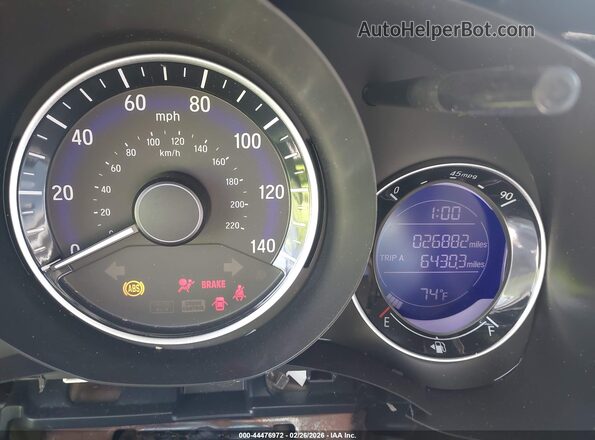 3HGGK5H42LM729116 2020 HONDA FIT Серебряный Вид задних сидений