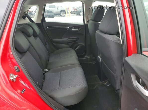 3HGGK5H46KM706162 2019 HONDA FIT Red უკანა სავარძლების ხედი