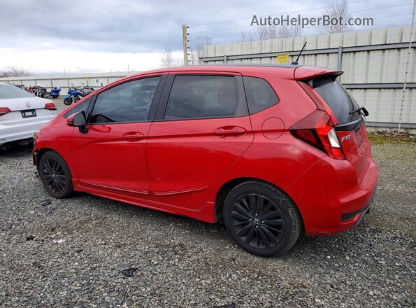 3HGGK5H68JM711086 2018 HONDA FIT Красный Задняя левая четверть