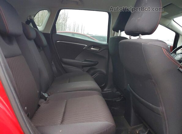 3HGGK5H68JM711086 2018 HONDA FIT Красный Вид задней части салона