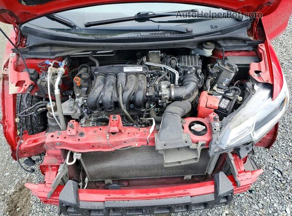3HGGK5H68JM711086 2018 HONDA FIT Красный Вид подкапотного пространства