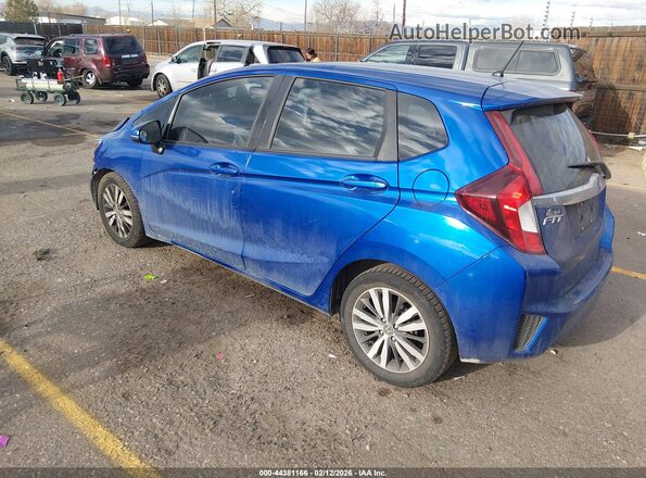 3HGGK5H83HM705580 2017 HONDA FIT Синий Задняя левая четверть