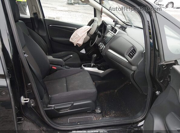 3HGGK5H8XKM724232 2019 HONDA FIT Black წინა სალონის ხედი