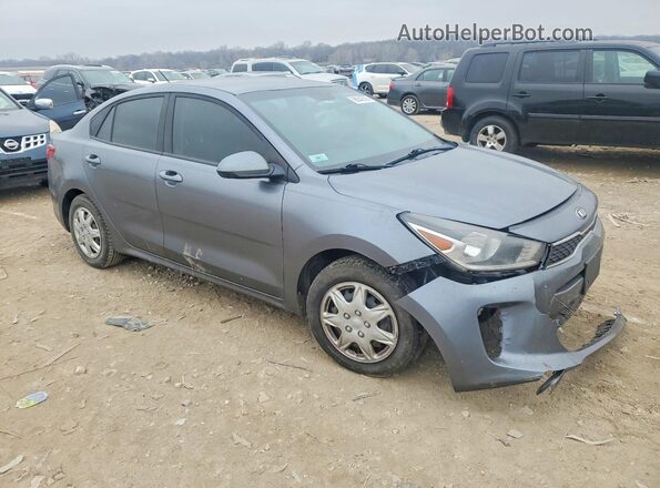 3KPA24AB4KE201528 2019 KIA RIO Серый Передняя правая четверть