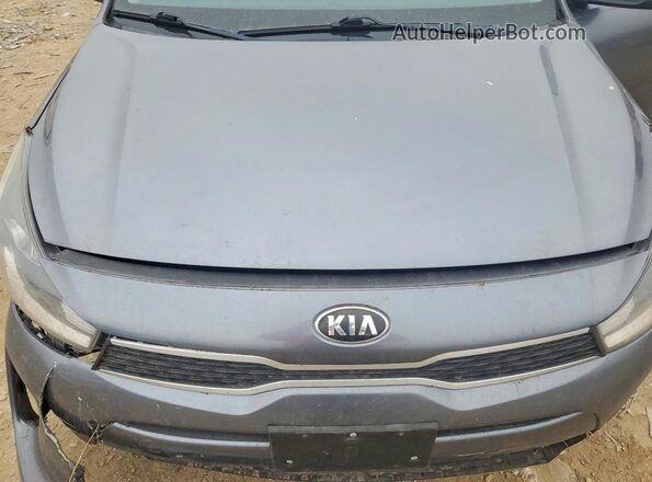 3KPA24AB4KE201528 2019 KIA RIO Серый Вид задней части салона