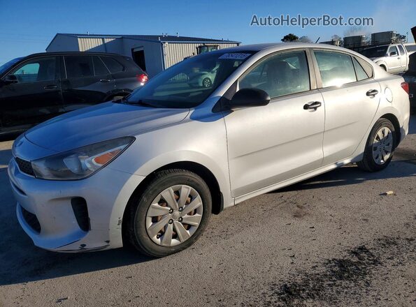 3KPA24AB8JE062485 2018 KIA RIO Серебряный Передняя левая четверть