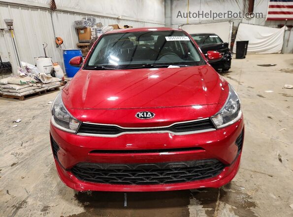 3KPA24AD4ME384935 2021 KIA RIO Red Widok z przodu