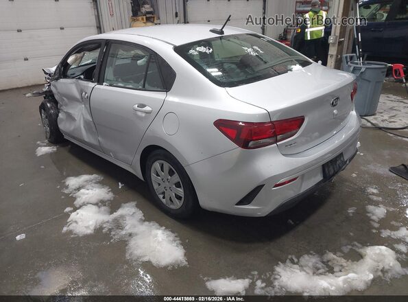 3KPA24AD4ME386457 2021 KIA RIO Silver Trasero izquierdo