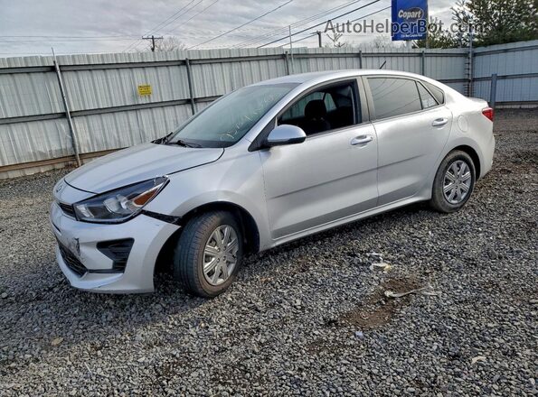 3KPA24AD7ME423002 2021 KIA RIO Silver Передня ліва чверть