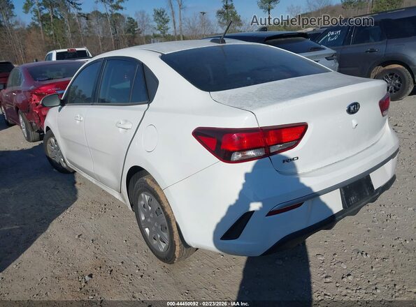 3KPA24AD8ME386686 2021 KIA RIO Белый Задняя левая четверть