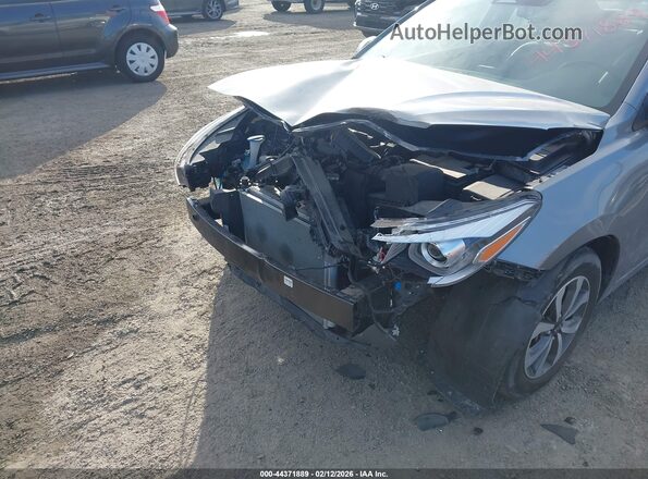 3KPA24AD8ME416124 2021 KIA RIO Gray Widok z przodu