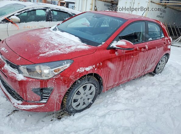 3KPA25AD6PE625730 2023 KIA RIO Красный Передняя левая четверть