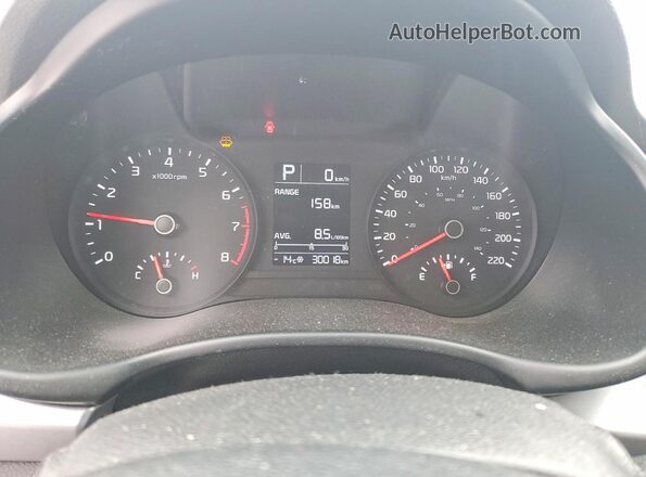 3KPA25AD6PE625730 2023 KIA RIO Красный Вид щитка приборов