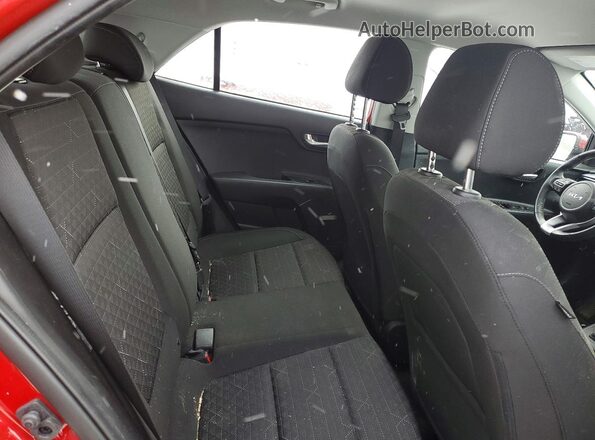 3KPA25AD6PE625730 2023 KIA RIO Красный Вид задних сидений