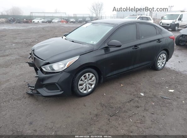 3KPC24A30JE021267 2018 HYUNDAI ACCENT Черный Передняя левая четверть