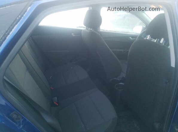 3KPC24A31JE005336 2018 HYUNDAI ACCENT Синий Вид задних сидений