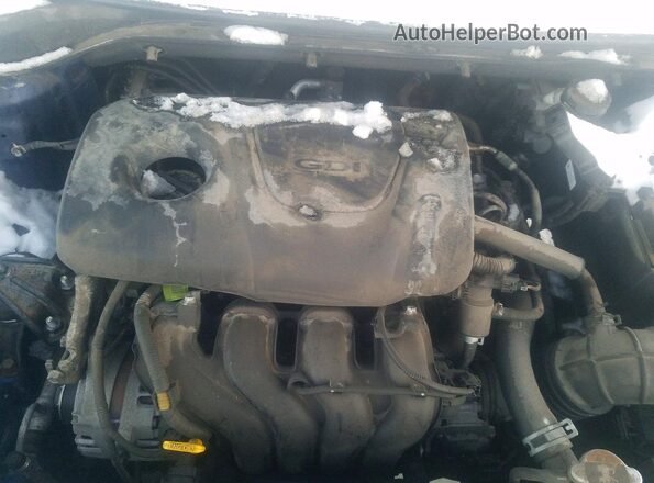 3KPC24A31JE005336 2018 HYUNDAI ACCENT Синий Вид задней части салона