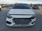2019 Hyundai Accent Se White vin: 3KPC24A31KE045160