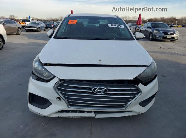 3KPC24A31KE045160 2019 HYUNDAI ACCENT White Widok z przodu