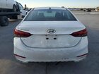 2019 Hyundai Accent Se White vin: 3KPC24A31KE045160