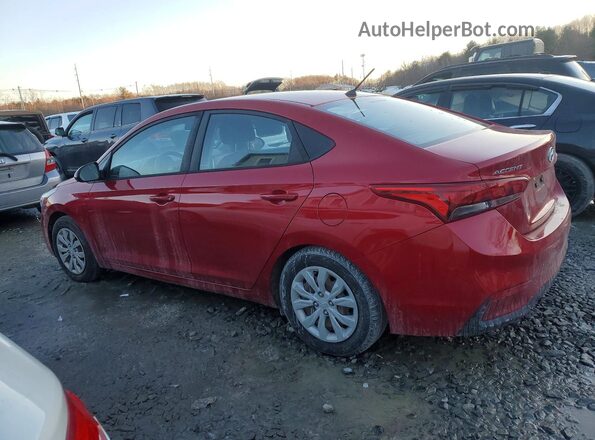3KPC24A33KE063594 2019 HYUNDAI ACCENT Red უკანა მარცხენა