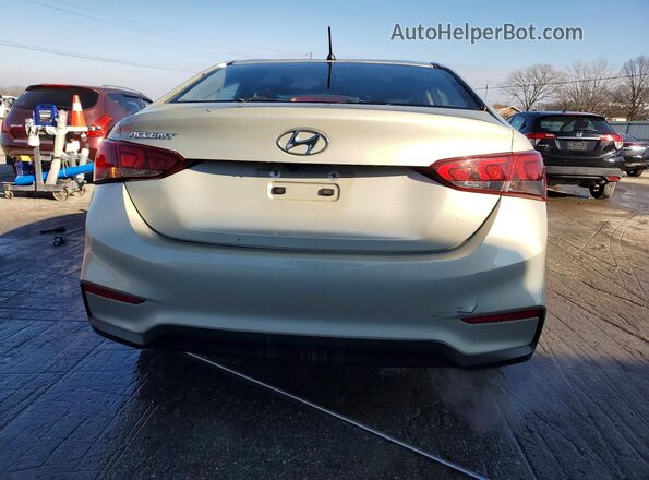 3KPC24A34JE033552 2018 HYUNDAI ACCENT Silver Հետևի տեսք