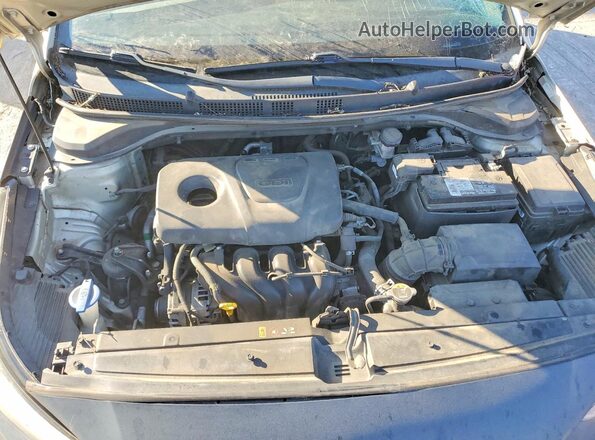 3KPC24A34JE033552 2018 HYUNDAI ACCENT Silver Սալոնի հետևի տեսք