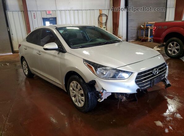 3KPC24A3XKE059767 2019 HYUNDAI ACCENT Silver Przód prawy