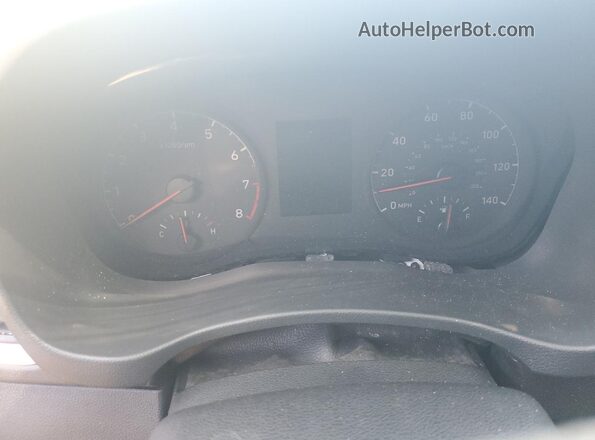 3KPC24A61NE179956 2022 HYUNDAI ACCENT Угольный Вид щитка приборов