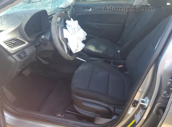 3KPC24A61NE179956 2022 HYUNDAI ACCENT Угольный Вид салона спереди