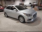 2022 Hyundai Accent Sel Серебряный vin: 3KPC24A63NE164049